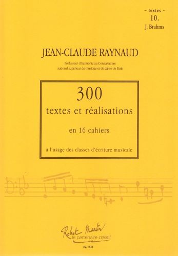 300 Textes et réalisations Cahier 10 (Textes)