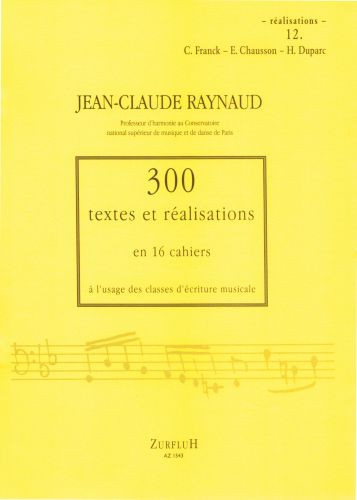 300 Textes et réalisations Cahier 12 (Réalisations)