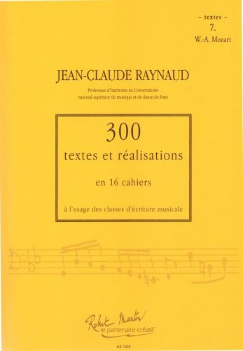 300 Textes et réalisations Cahier 7 (Textes)