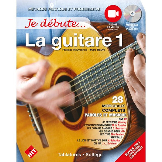 Je débute la guitare. Volume 1 (CD + audios et vidéos en ligne)
