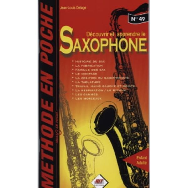 Méthode en poche n°49 : saxophone
