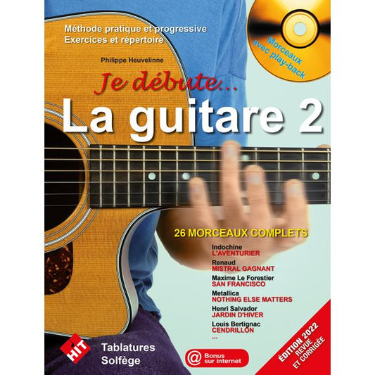 Je débute la guitare. Volume 2 (avec CD)
