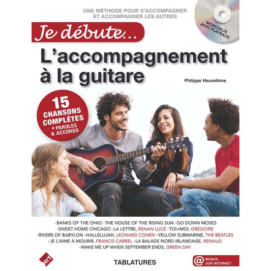 Je débute l'accompagnement à la guitare + CD