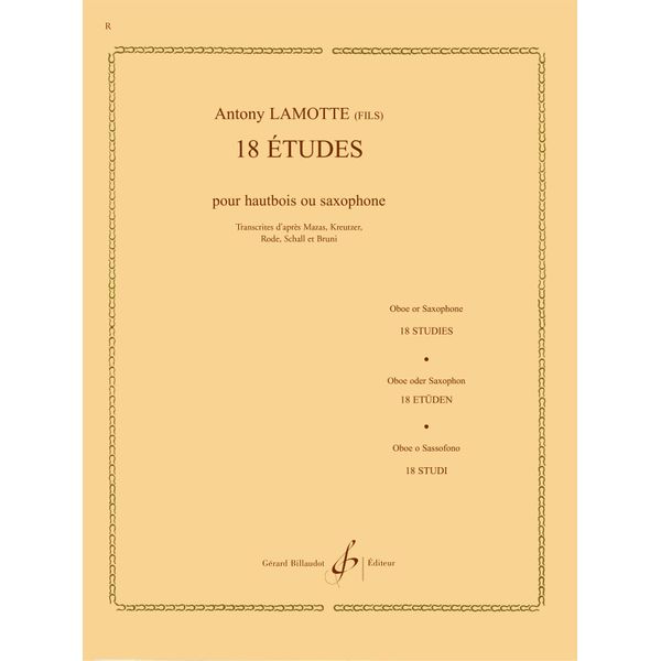 18 études d'après mazas, kreutzer, Rode, schall et bruni