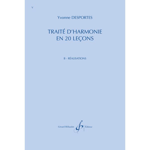 Traité d'harmonie en 20 leçons - réalisations