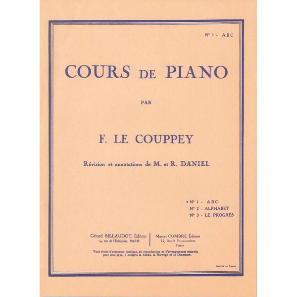 Cours de piano no1 - ABC