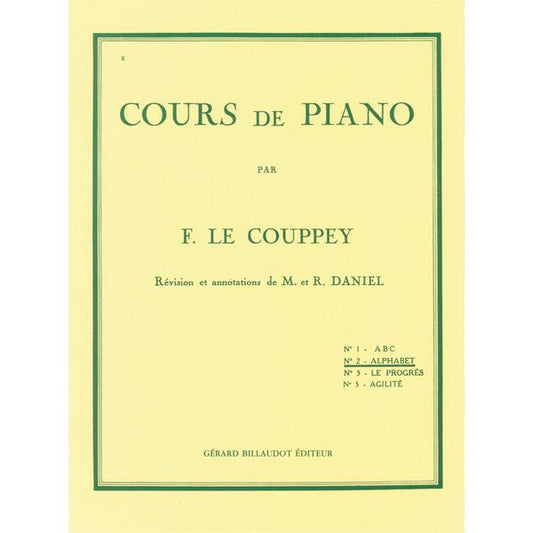 Cours de piano no2 - Alphabet