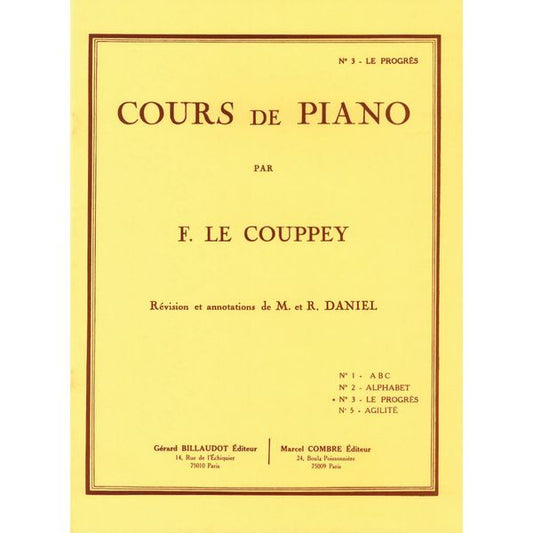 Cours de piano no3 - Le progrès