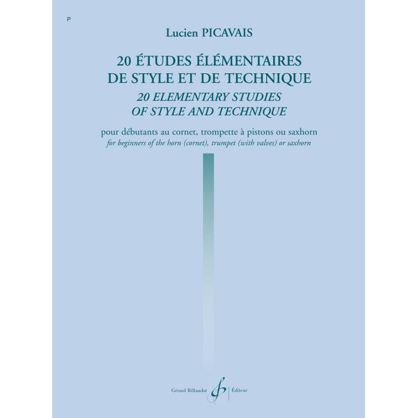 20 études élémentaires de style et de technique