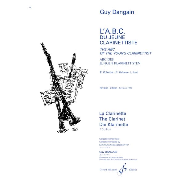 L’ABC du jeune clarinettiste. Volume 2