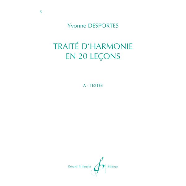 Traité d'harmonie en 20 leçons