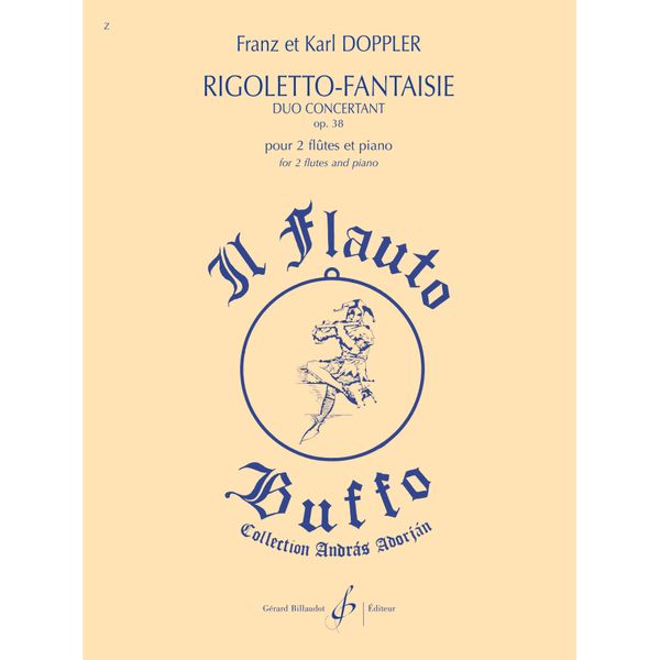 Rigoletto fantaisie - opus 38 - duo concertant
