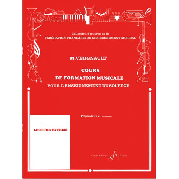 Cours de formation musicale pour l'enseignement du solfège. Préparatoire 2