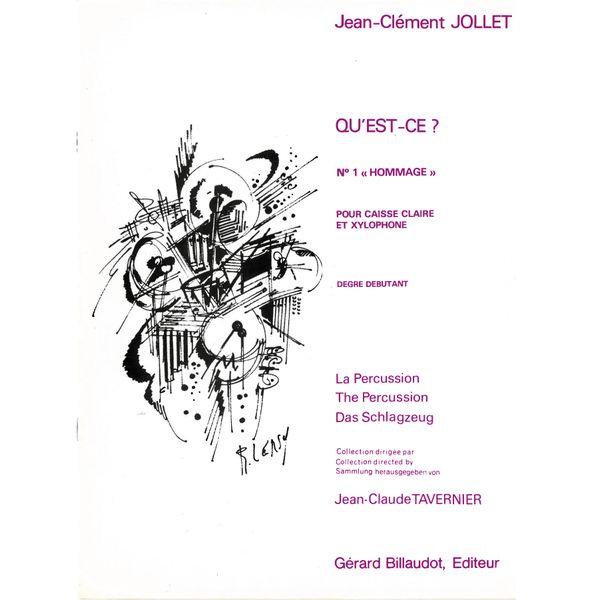 Qu’est-ce ? Volume 1 : Hommage