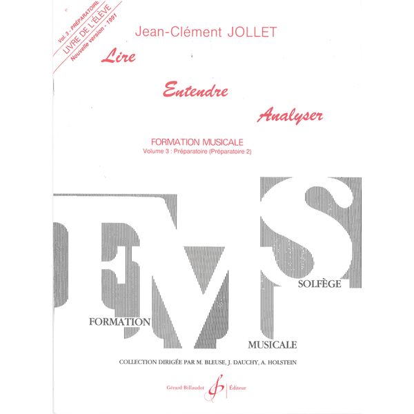 Lire Entendre Analyser. Volume 3 - livre de l'élève