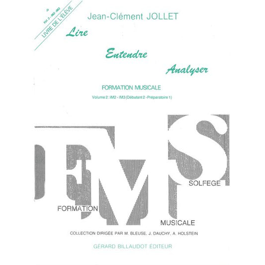 Lire Entendre Analyser. Volume 2