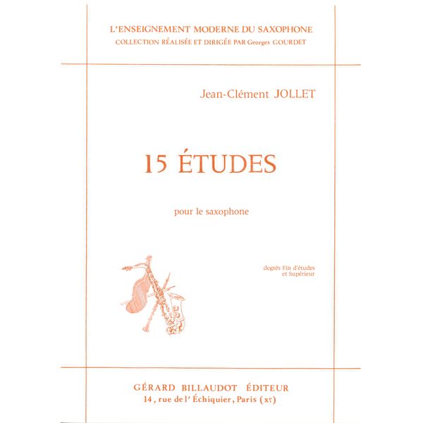 15 études pour le saxophone