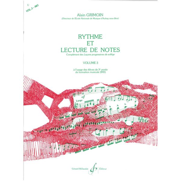 Rythme et lecture de notes. Volume 3