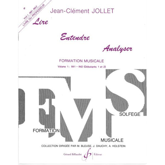 Lire Entendre Analyser. Volume 1
