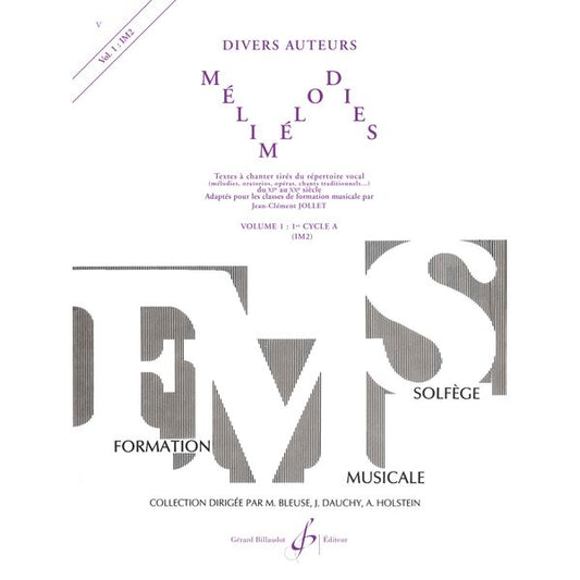 Melimélodies. Volume 1