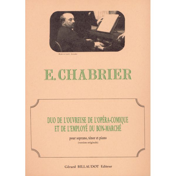 Duo de l'ouvreuse de l'opéra comique et de l'employe du bon marche