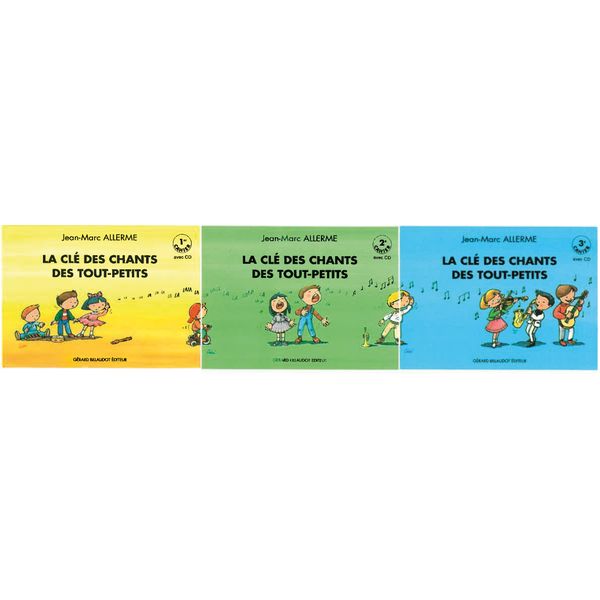 La Clé des chants des tout-petits. 3 volumes ensemble