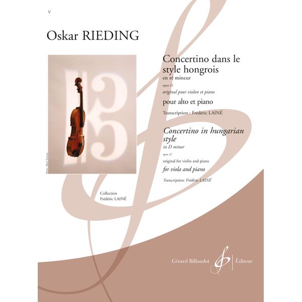 Concertino dans le style hongrois en ré mineur, op. 21