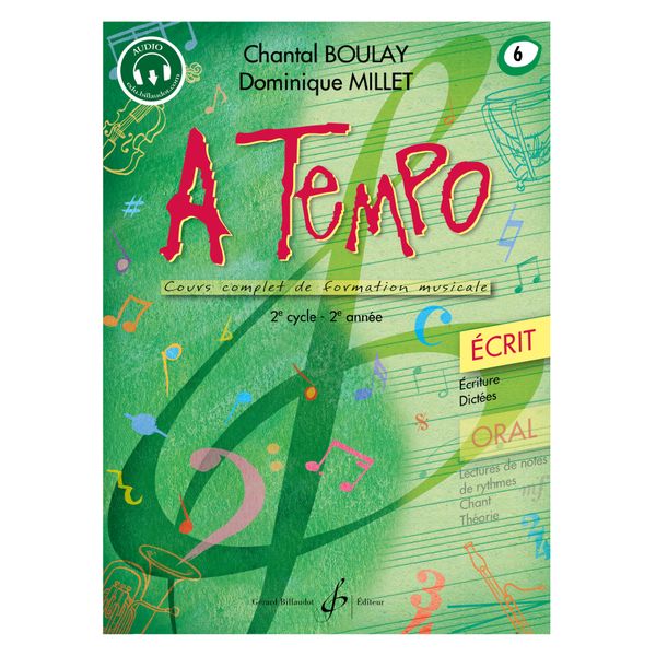 A tempo : écrit. Volume 6