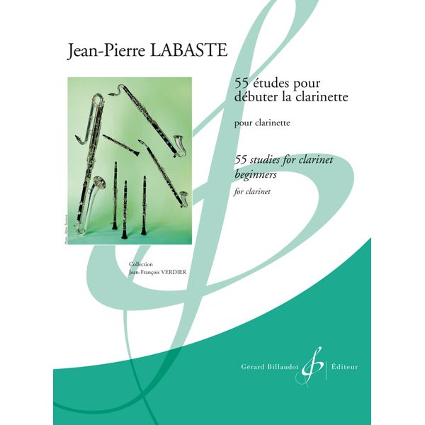 55 études pour debuter la clarinette