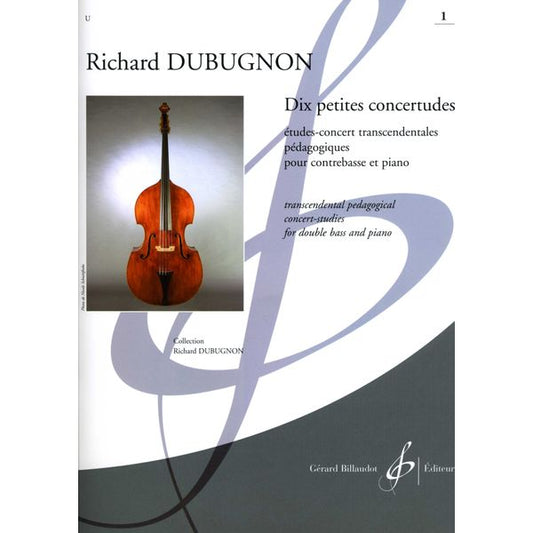 Dix Petites Concertudes volume 1. Études-concert transcendentales pédagogiques