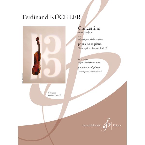Concertino en Sol majeur Op. 15