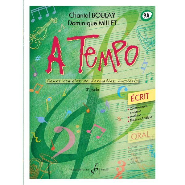 A tempo : écrit. Volume 9A