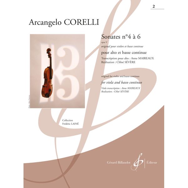 Sonates n° 4 à 6, op. V. Volume 2