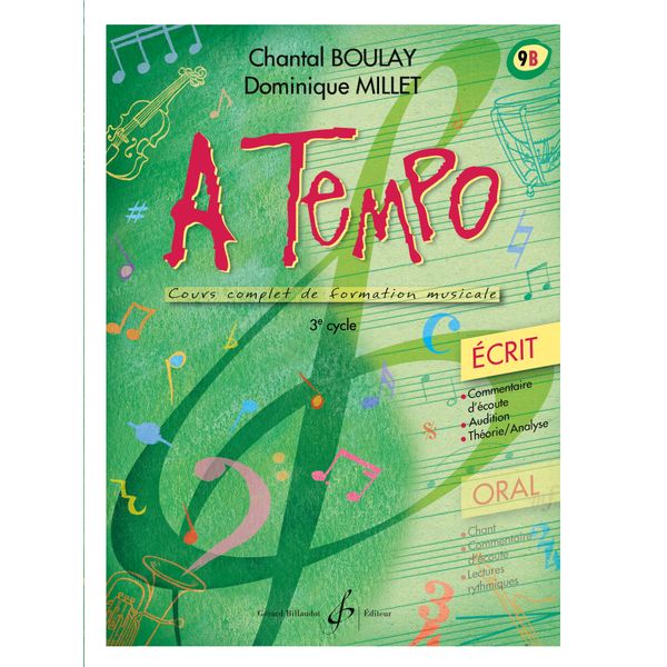 A tempo : écrit. Volume 9B