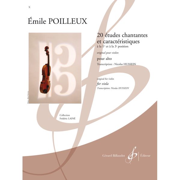 20 Études chantantes et caractéristiques à la 1re et à la 3e position