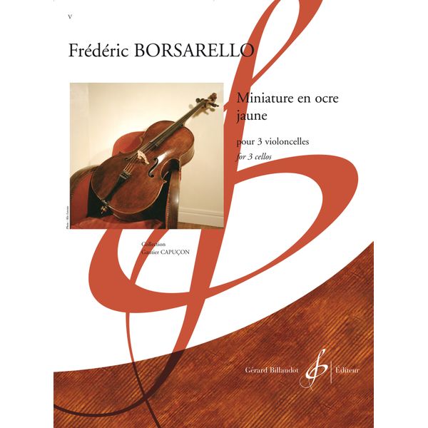 Miniature en ocre jaune