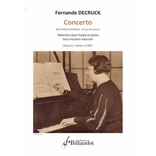 Concerto pour harpe et orchestre. Réduction pour harpe et piano