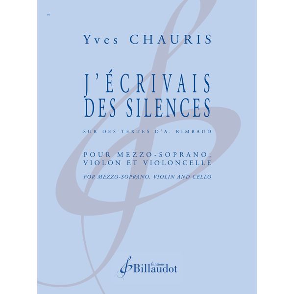 J’écrivais des silences