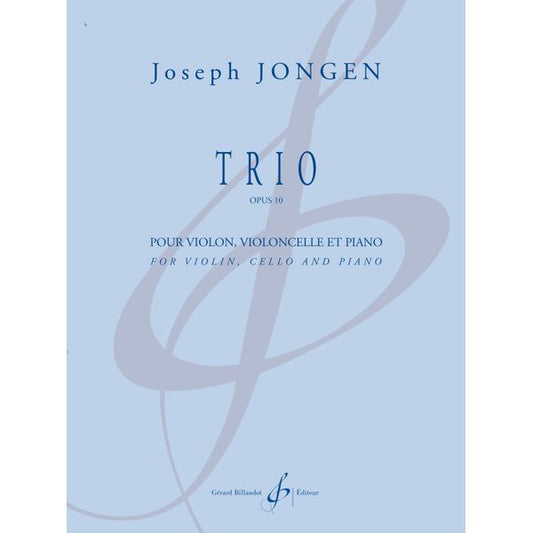 Trio (piano, violon, violoncelle), op. 10