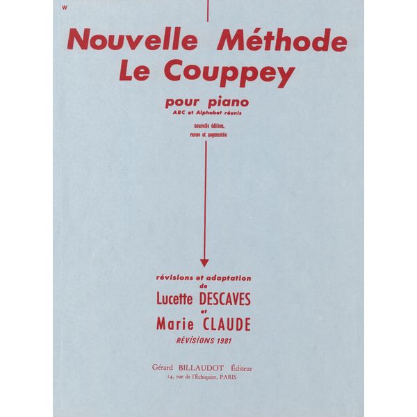 Nouvelle Méthode Le Couppey