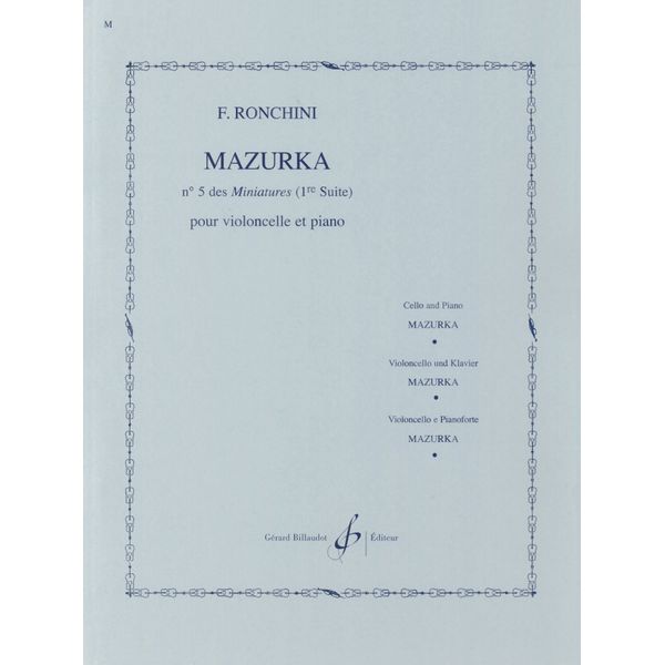 Mazurka n° 5 des Miniatures (1re suite)