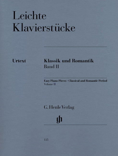 Pièces faciles pour piano – période classique et romantique – volume II