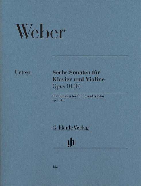 6 Sonates pour piano et violon op. 10 (b)