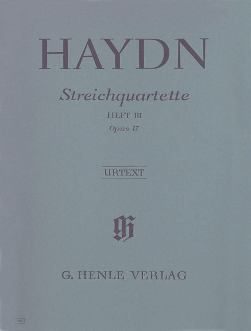 Quatuors à cordes Livre III op. 17