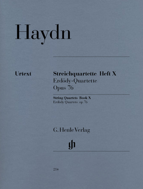Quatuors à cordes Livre X op. 76