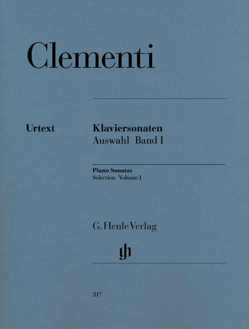 Sonates choisies pour piano volume I (1768-1785)