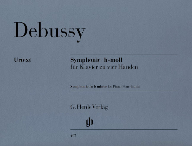 Symphonie en si mineur pour piano à quatre mains