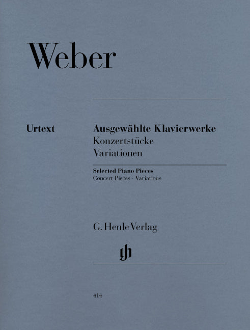 Oeuvres choisies pour piano (Concert Pièces, variations)