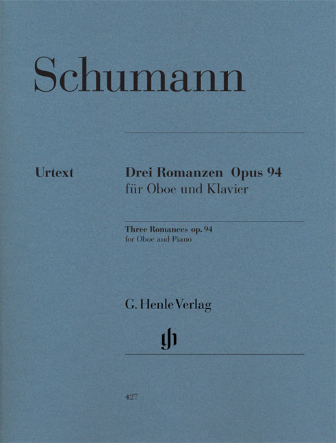 Romances pour hautbois (ou violon ou clarinette) et piano op. 94