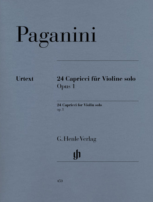 24 Capricci pour violon Solo op. 1